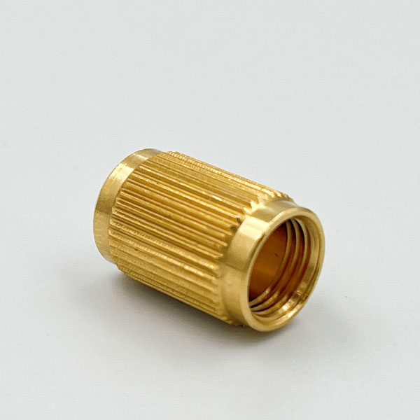 Knurling brass shell, BNC component